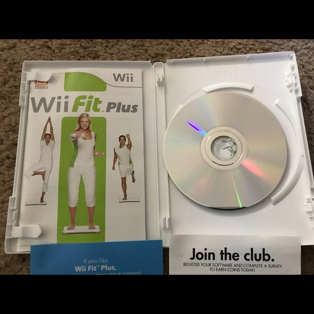 Wii Fit plus video game